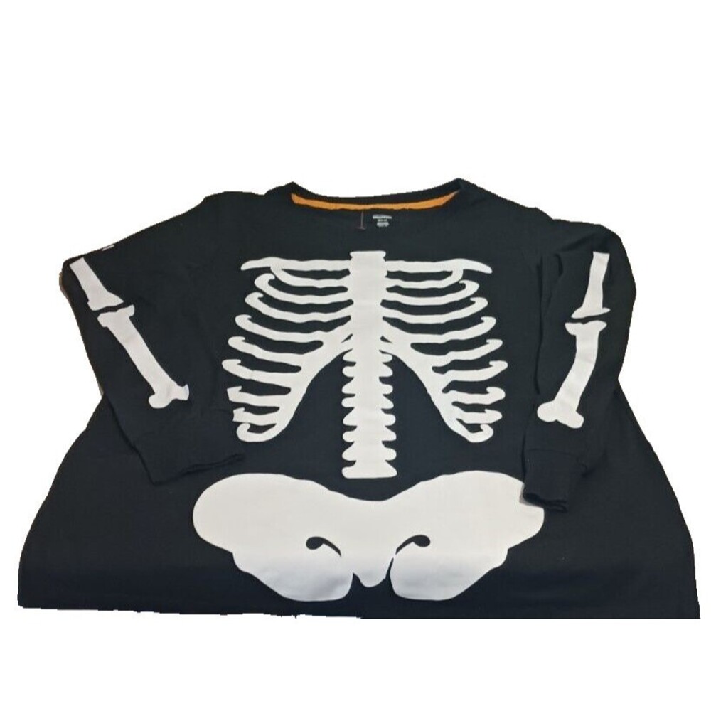 Celebrate! Halloween Women’s Glow In The Dark Skeleton 2 pc Costume Size M 8/10